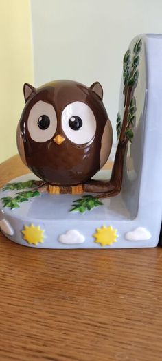 Day and Night Owl Bookends