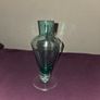 Vintage mini blue glass vase Image 2