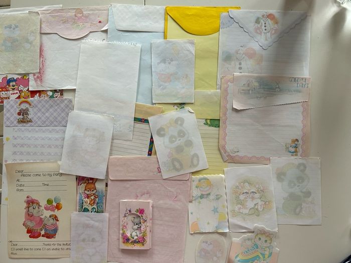 Vintage 1980,s Fancy paper Bundle
