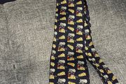 Vintage Mouse and Cheese Silk Tie
