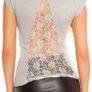 grey top size 6-8 8-10 Image 2