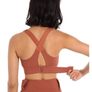 Brand New Women s Sports Bustier Backless Gym Top with Padding Sports Top Crossed Back Adjustable Shoulder Strap bra Image 3