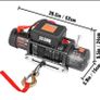 13500lbs Electric Synthetic Rope Winch 12v Recovery Truck Roller Image 8