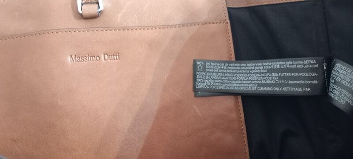 Massimo Dutti Nappa Leather Maxi Tote Bag