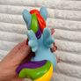 My Little Pony Rainbow Dash Night Light Colour Changing Hasbro approx. 12.5 cm. Used Please see photos Image 4