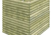 Garden Raised Bed 106x106x96 cm Impregnated Pinewood