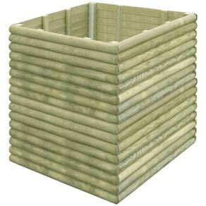 Garden Raised Bed 106x106x96 cm Impregnated Pinewood