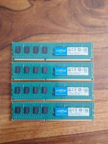 Crucial 2 x 8 Gb. 1600Mhz DDR 3