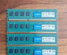 Crucial 4 x 8 Gb. 1600Mhz DDR 3