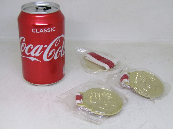 Lego Soccer Football Metal Medal With Ribbon Red And White This Is A Metal Medal From 2002