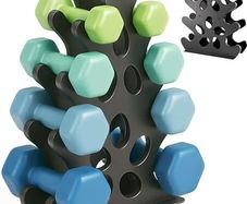 Dumbbell Rack Metal Weight Stand Holder Heavy Duty Dumbbell Storage Weight Tree (No Dumbbells, Rack Only)