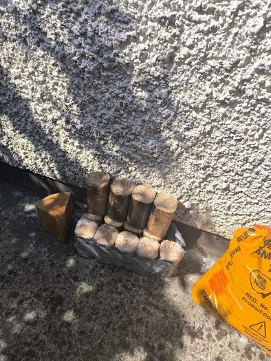 Stuff for an open fire later in the year