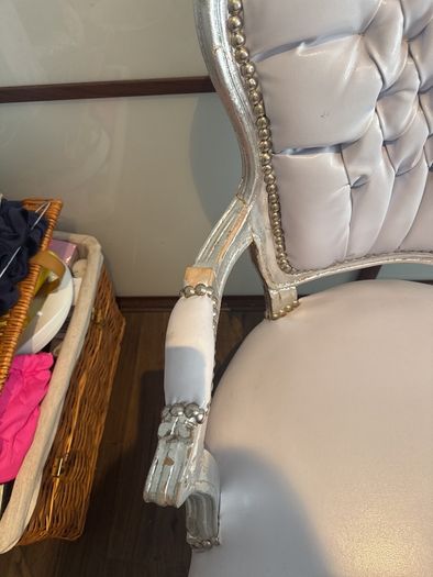 Chair silver studded