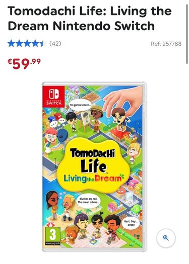 Tomodachi Life: Living the Dream Nintendo Switch game