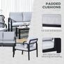 4 Piece Garden Sofa Set with Cushions Image 5