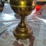 Old Brass Lamp for parts or repair Postage Available or Collection Image 4