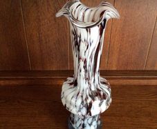 Munrano End of Days Tall Art Glass Hand Blown Vase