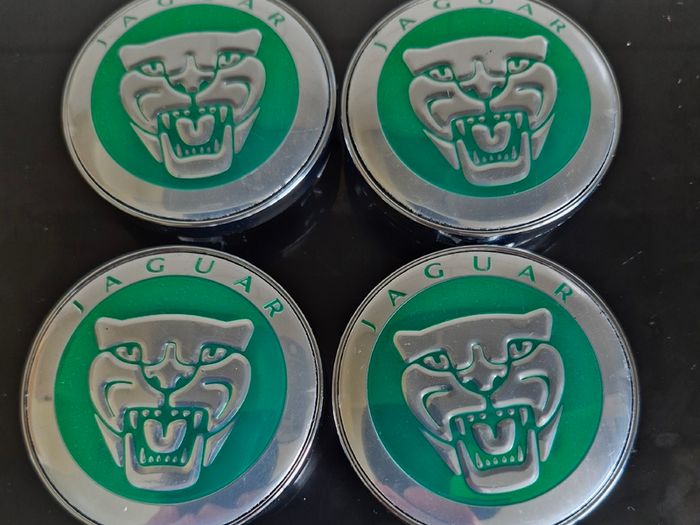 Jaguar caps  GREEN (For Aftermarket) FREE POST