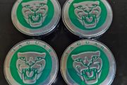 Jaguar caps  GREEN (For Aftermarket) FREE POST