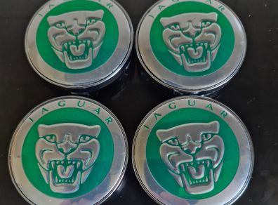 Jaguar caps  GREEN (For Aftermarket) FREE POST