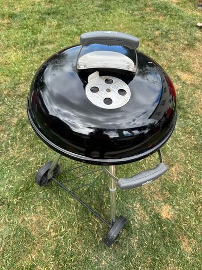 Charcoal Weber BBQ and chimney