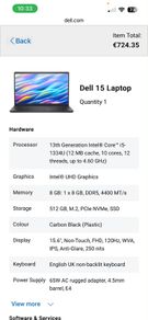 Dell 15 laptop brand new
