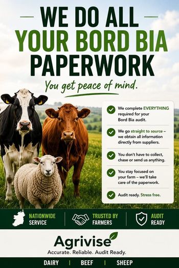 Bord Bia Audit Paperwork Prep Dairy, Beef & Sheep