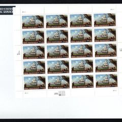 1999 USA Ireland - USA Irish Immigration Commemorative Stamp Sheetlet Plate P1111 Mint Never Hinged (MNH) in sealed package. Joint Issue with Ireland
