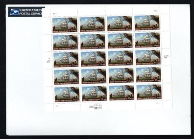 1999 USA Ireland - USA Irish Immigration Commemorative Stamp Sheetlet Plate P1111 Mint Never Hinged (MNH) in sealed package. Joint Issue with Ireland