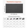 Garage Floor Roll, 1.2 x 3.05 m Garage Flooring Mat, 2.2 mm Thickened PVC Diamond Plate Floor Protector Mat with Double-sided Tape, Non-Slip, Easy to Clean for Warehouse, Gyms, Trailer, Black Image 2