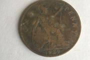 1929 (George V) British Penny