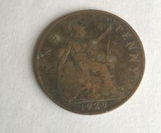 1929 (George V) British Penny