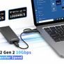 256GB Portable External SSD USB-C 10Gbps Fast Drive for Laptop PC Mac Android iPhone Image 5