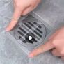 2pcs Self-Adhesive Hair Catcher Stickers for Shower, Kitchen Sink & Bathroom Drains Free viewing Image 5