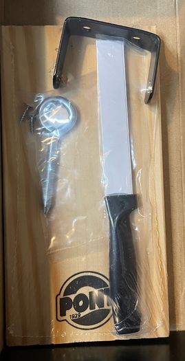 Wooden Ham Stand with knife Spanish Serrano Ham Holder