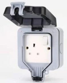 Single Switched Outdoor Socket