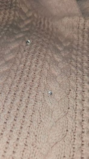 Designer Miss mona baby pink wooly girls dress age 7to 8 hoody