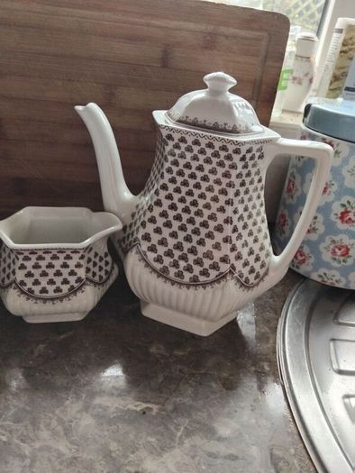 A Vintage Adams.tea Pot. Coffee Pot And Milk Jug