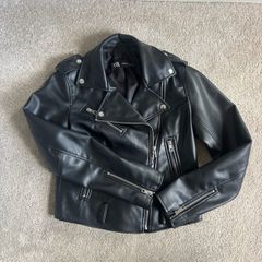 Zara leather jacket