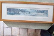 Through earthen riches framed picture print signed by Phillipe Gray.