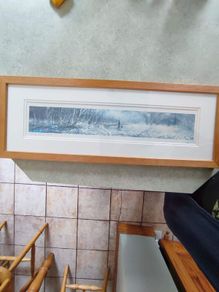 Through earthen riches framed picture print signed by Phillipe Gray.