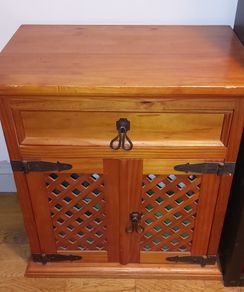 Beautiful wooden locker