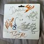 Wrestling autographs on badge set Image 2