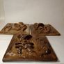 Vintage Irish Pottery Wall Plaques, set of 3 Image 7