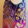 FREEPOST Ladies Splash Colour Floral Top By Spense Size M Lined Image 4