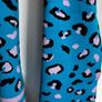 New MINUETO blue and pink leopard print scarf Image 5