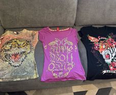 4 Sparkle Tee shirts size S-M