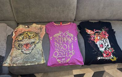 4 Sparkle Tee shirts size S-M