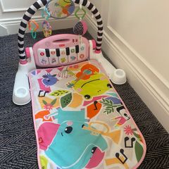 Fisher-Price Glow and Grow Kick & Play Piano Baby Gym Pink