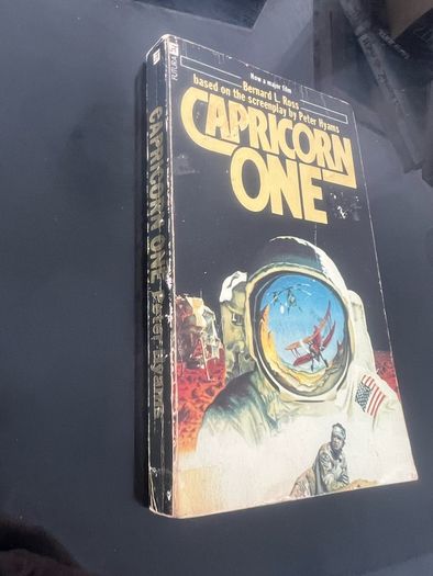 Rare Capricorn One Book 1st Print Paperback. Film. Bernard L Ross 1978 Vintage